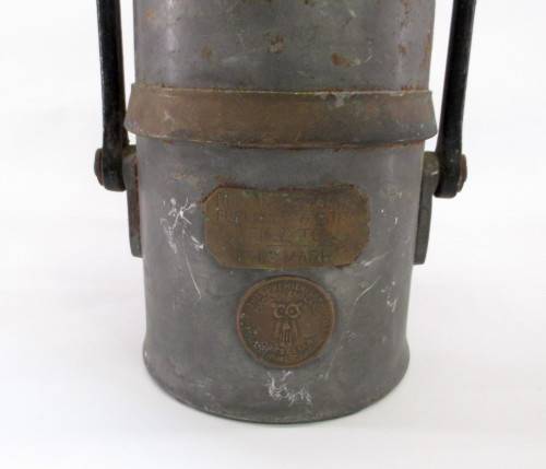 Vintage Premier Lamp & Engineering Co - "Crestella" Acetelyne Railway Hand Lamp. All intact.