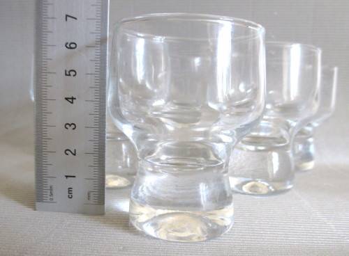 Set of 6 Vintage Shot Glasses.