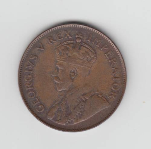 1928 Zuid Africa Union Bronze One Penny