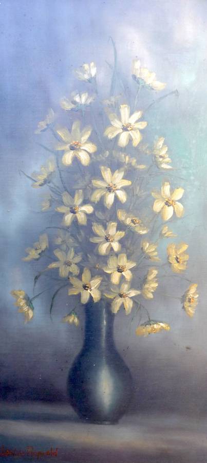 Lovely Vintage Original Large Louise Repsold Painting