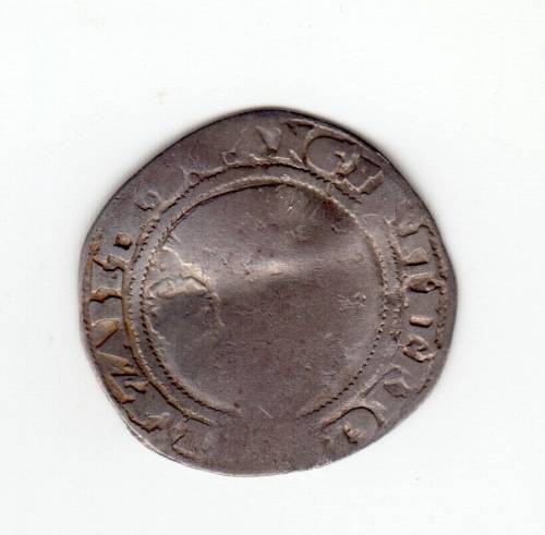 1568 Elizabeth I Silver Sixpence. Overstruck on 1567.