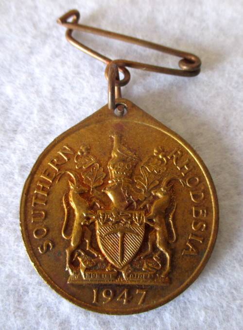 Royal Visit 1947 Southern Rhodesia Medallion