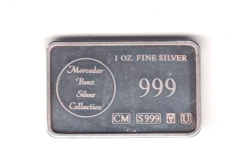 1 oz Fine Silver Mercedes Benz Silver Collection. 1936  500K Luxury Convertible