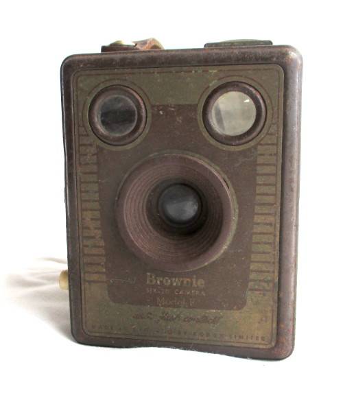 Kodak brownie camera, 1950`s. Prop / Decoration.