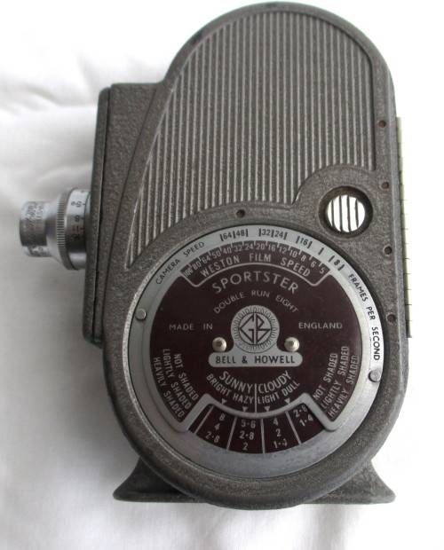Vintage Bell and Howell 134 Filmo Sportster 8mm Movie Camera. Lovely Piece. In original bag.