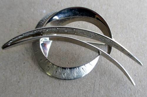 Vintage Silver Color Brooch