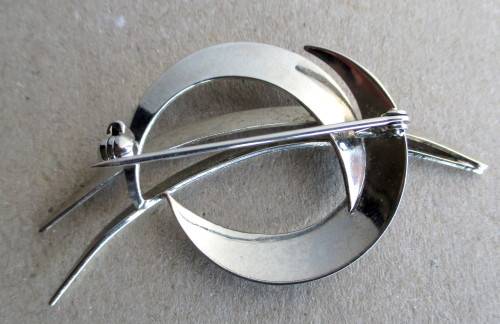 Vintage Silver Color Brooch