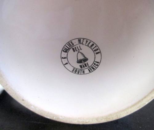 Dorbyl Construction Engineering Porcelain Beer tankard. Bell Ware, South Africa. 130mm high