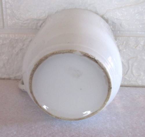 Large White Porcelain Mother Mug. 900mm high. No markings.