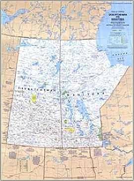 Close-Up:Canada Saskatchewan Manitoba Northwest Territories (National Geographic Society Map) 1979