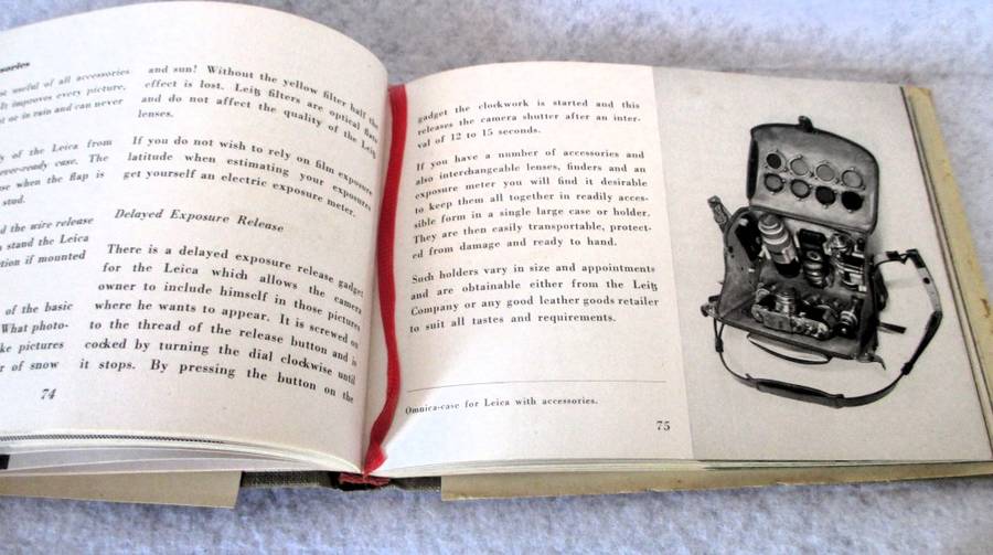 Vintage Kisselbach Pocket Leica Book, 1953. As per photo.