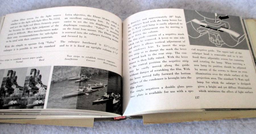 Vintage Kisselbach Pocket Leica Book, 1953. As per photo.