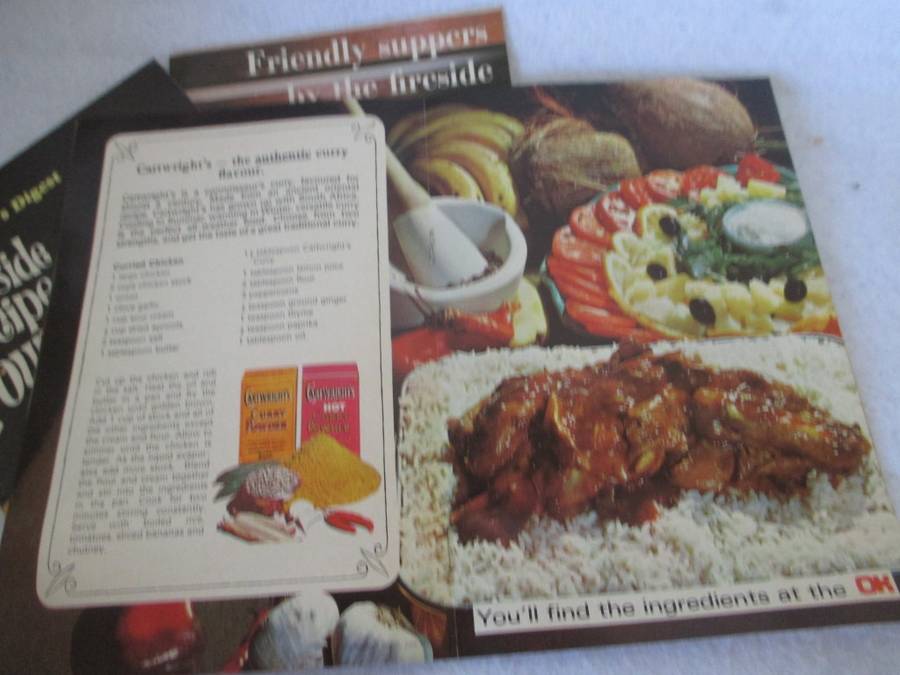 Lot of 3 1960`s Fireside recipes booklets.