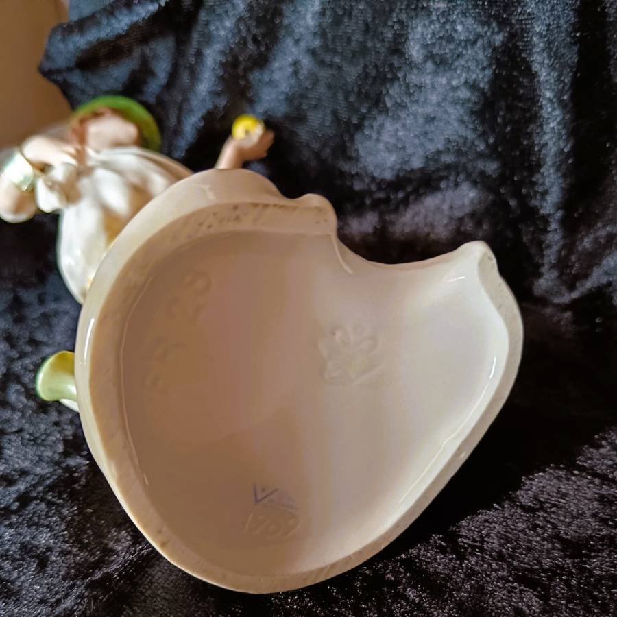 Vintage 1969 Goebel Hummel West Germany figurine of lady picking fruits German painted. 200mm high.