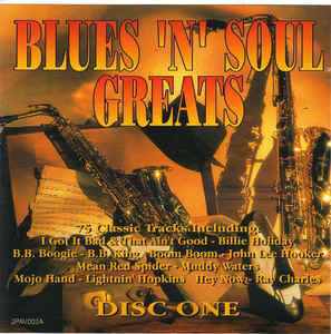 Various - Blues `N` Soul Greats - Disc One (CD)