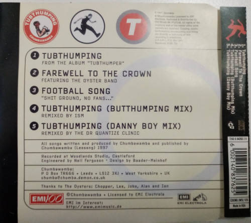 Chumbawamba - Tubthumping (CD Single)