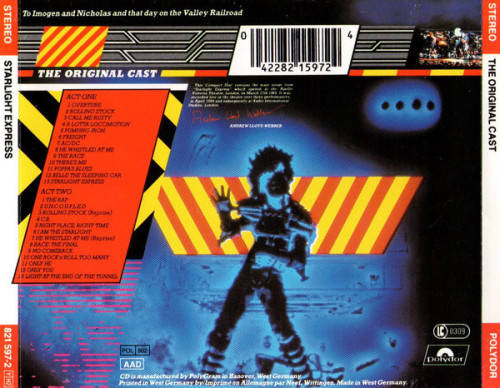 Andrew Lloyd Webber - Starlight Express - The Original Cast (Double CD)