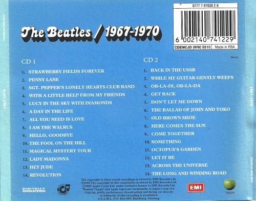 The Beatles - 1967-1970 (Double CD)