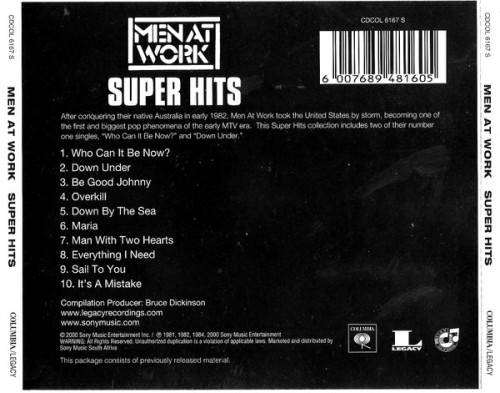 Men At Work - Super Hits (CD)