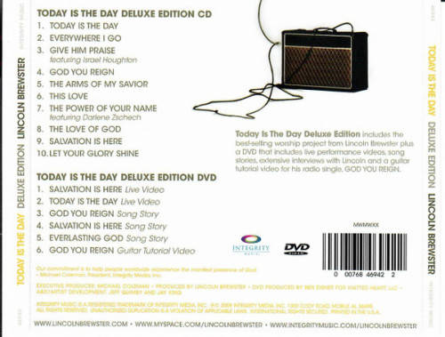 Lincoln Brewster - Today Is The Day (Deluxe Edition CD/DVD)