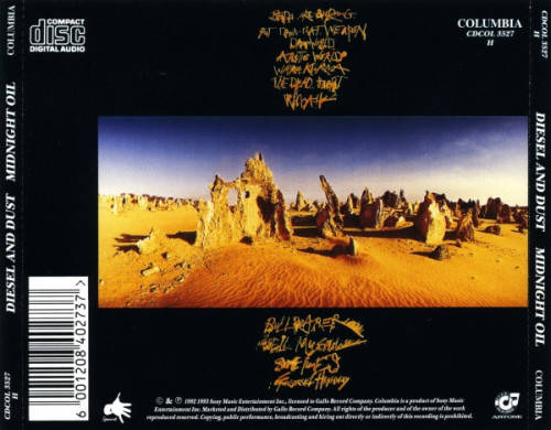 Midnight Oil - Diesel And Dust (CD)