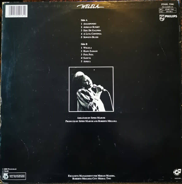 Miriam Makeba - Welela (LP / Vinyl) Philips  STARL 5566