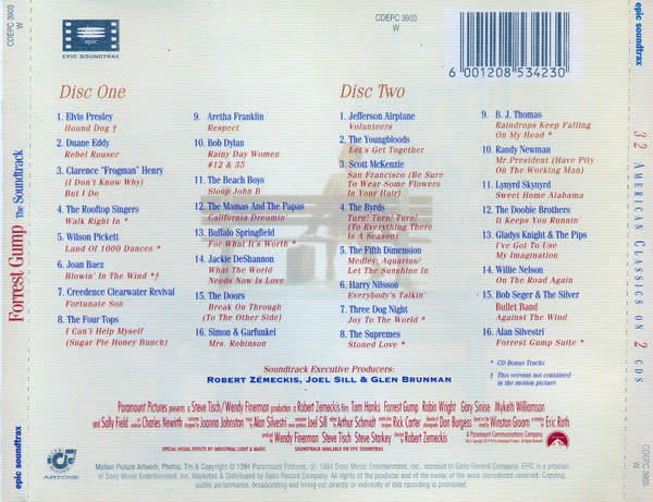 Various - Forrest Gump (The Soundtrack) (Double CD)