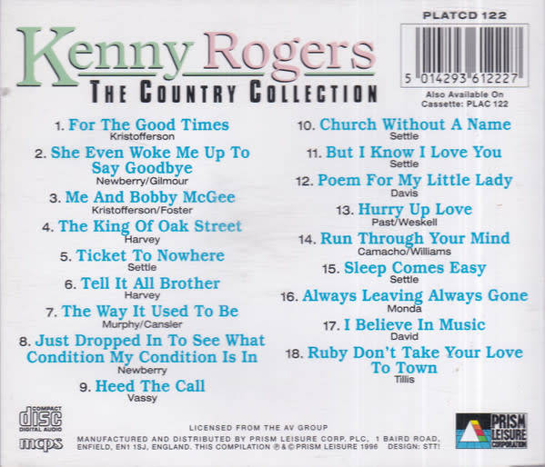 Kenny Rogers - The Country Collection (CD)