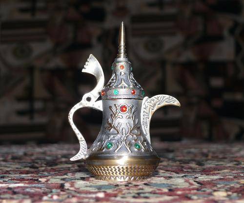 Perfume Oil Jar Shaped Like a Traditional Arabian Coffee Pot