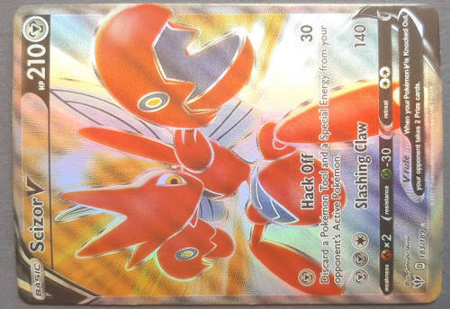POKEMON SCIZOR V (HOLO) DAA 183