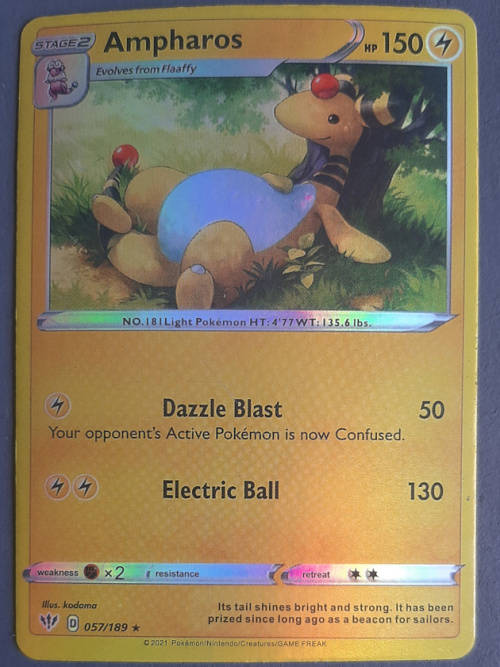POKEMON AMPHAROS DAA 57 - SHINY
