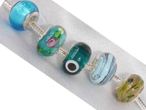 Varity of Big Hole Glass Bead fits European Style Bracelet/Necklace