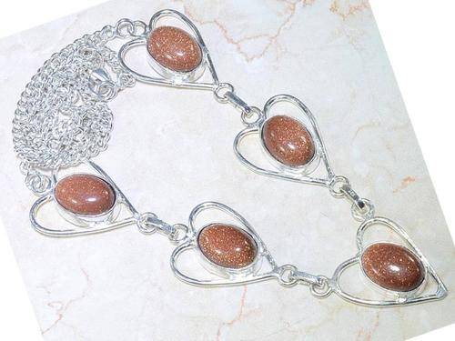 Romantic Sun Sitara Handcrafted Silver Necklace 20 inches