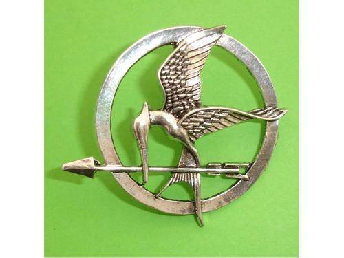 "Hunger Games" Silver Tone Mocking Jay Fashion Brooch