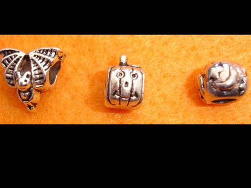 Halloween Scary Spacer Beads For European Style Charm Bracelet or Necklace