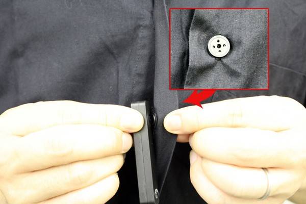 Buttonhole DVR Spy Camera