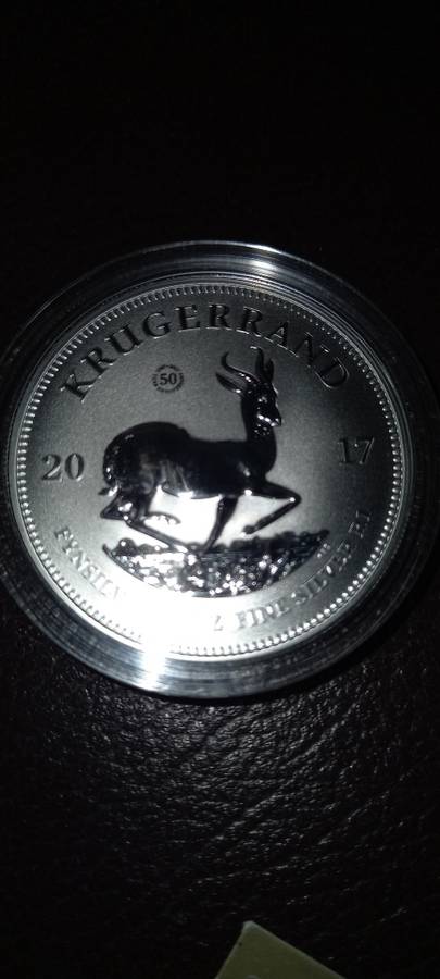 2017 1 OZ FINE SILVER KRUGERRAND
