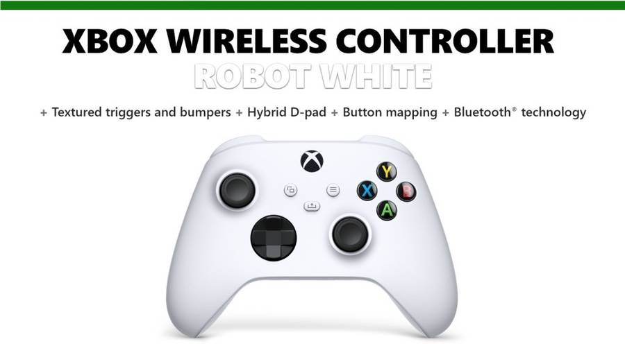 New XBox Series Wireless Controller Robot White