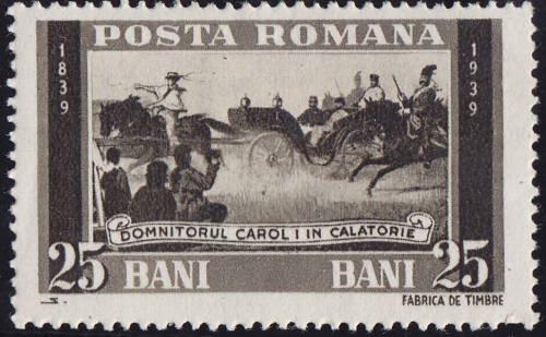 Romania - 1939 The 100th Anniversary of the Birth of King Carol I - LH
