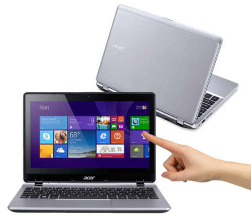 ACER ASPIRE V11 TOUCH, QUAD CORE N3530, 500GB HD, 4GB RAM, HDMI, USB 3.0, WIN 8.1