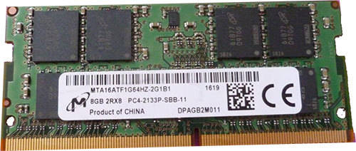 MICRON/SKHYNIX 8GB DDR4 2Rx8 PC4 2133P LAPTOP MEMORY RAM