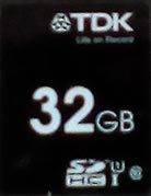 TDK SDHC CLASS10 32GB FLASH MEMORY CARD