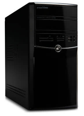 ACER EMACHINES ET1850 DESKTOP PC, 4GB RAM, 160GB HD, DVD-RW, WIN10 HOME, ETC