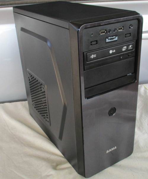 DESKTOP PC INTEL CORE 2QUAD CPU Q8200 , 1GB RAM, 40GBHD, DVD-RW, WIN 10 PRO, ETC