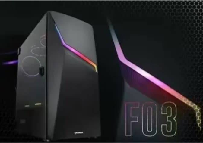 gaming pc with argb ,  8th gen, intel  core i5, 8gb ram, 180gb ssd and 1tb hd, Win 11 pro, etc