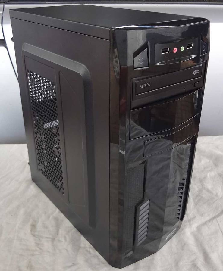 stylish desktop pc, intel core i5, 8gb ram, 2tb hd, dvdrw, vga, win 11 pro, etc