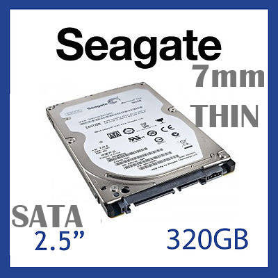 SEAGATE MOMENTUS THIN (WORLD 1ST 7MM THIN DRIVE) *320GB* 2.5" SATA INTERNAL HARD DRIVE (NEW)