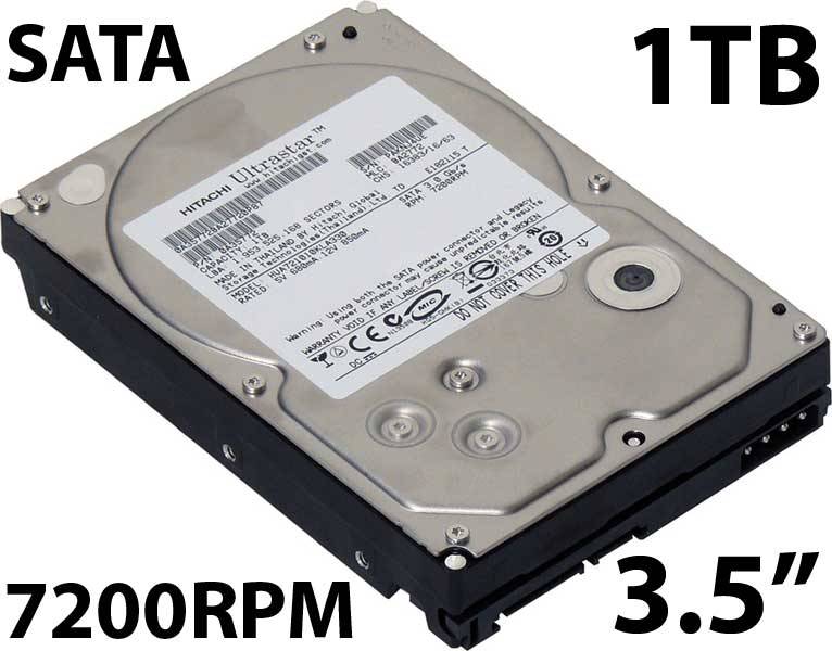 HITACHI ULTRASTAR 1TB *1000GB* FASTEST 7200 RPM SATA INTERNAL 3.5" HARD DISK