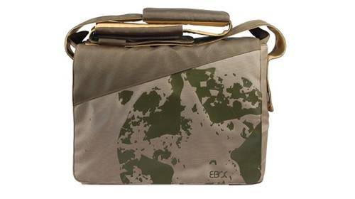 E.BOX LAPTOP / NOTEBOOK MESSENGER  BAG SIZE UPTO 14.1" ARMY COLOR