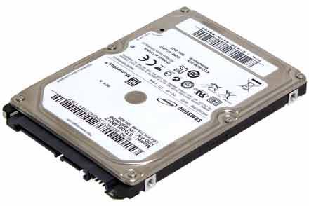 SAMSUNG 500GB 2.5" SATA HARD DRIVE